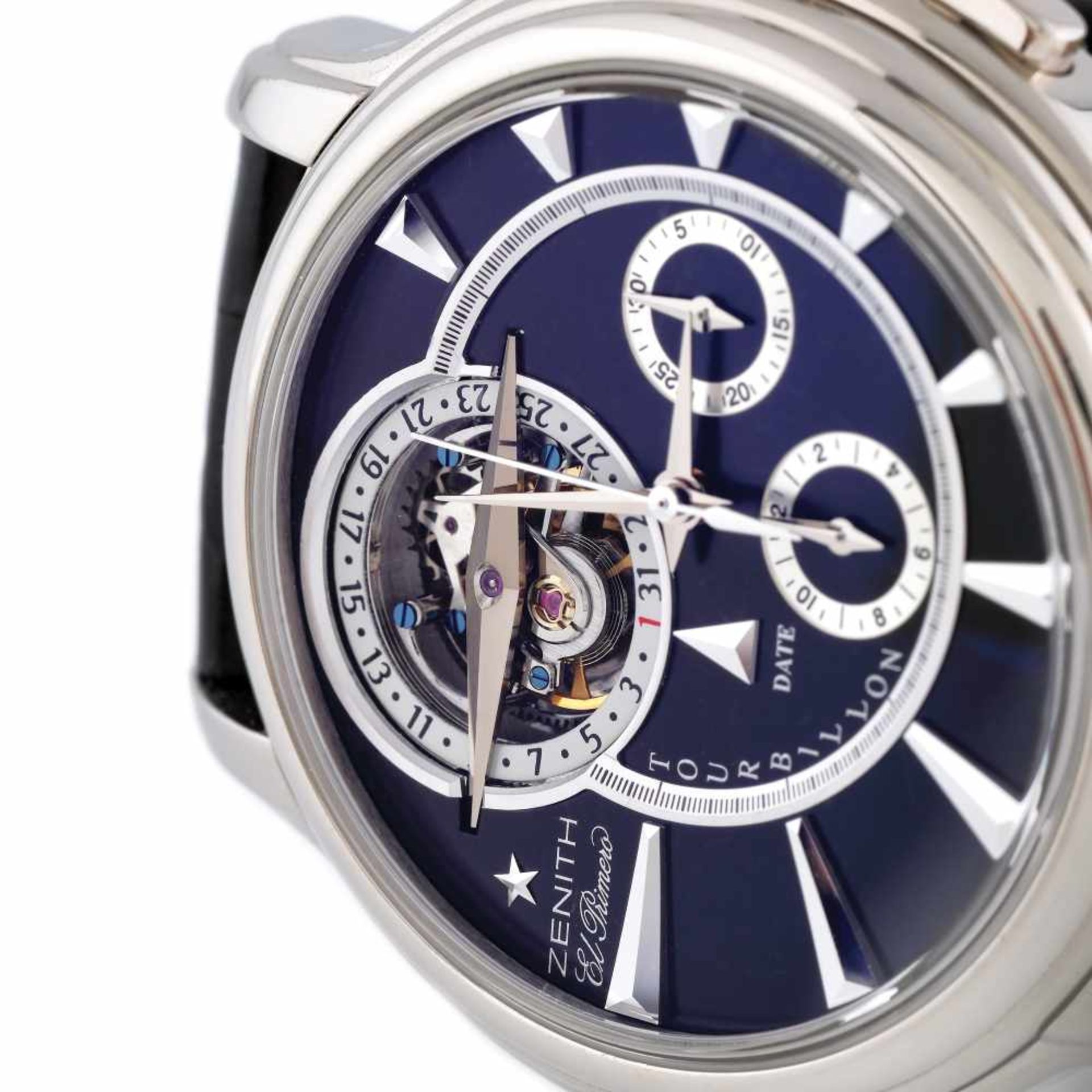 Zenith Academy Tourbillon El Primero wristwatch, white gold, men, limited edition 9/50, provenance d - Bild 2 aus 4