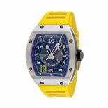 Richard Mille RM005 Felipe Massa AG TI wristwatch, platinum, men, limited edition 3/40