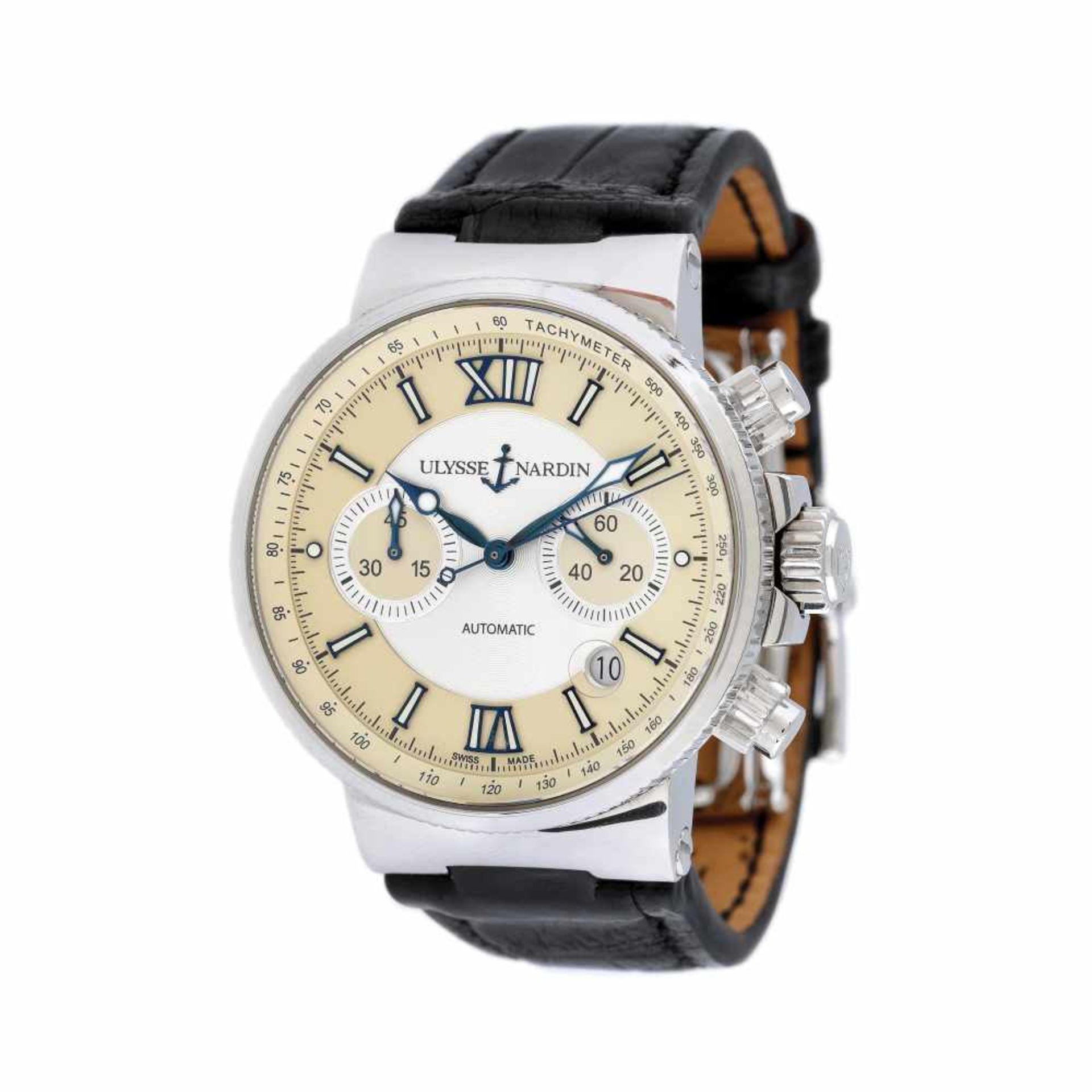 Ulysse Nardin Marine wristwatch, men, provenance documents