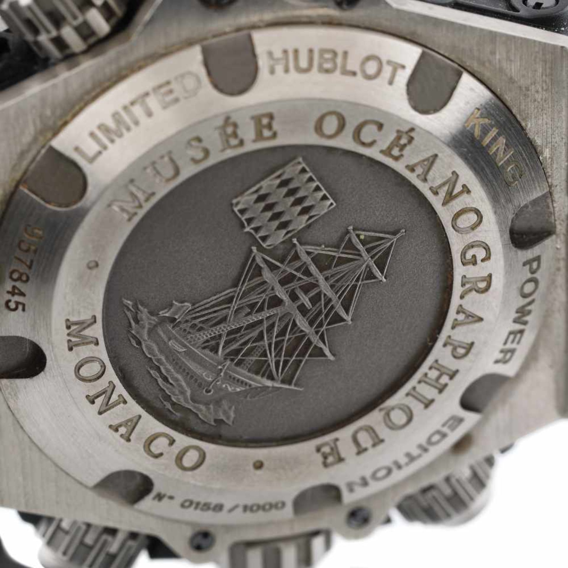 Hublot King Power Oceanographic wristwatch, titanium, men, limited edition 153/1000, provenance docu - Bild 5 aus 6