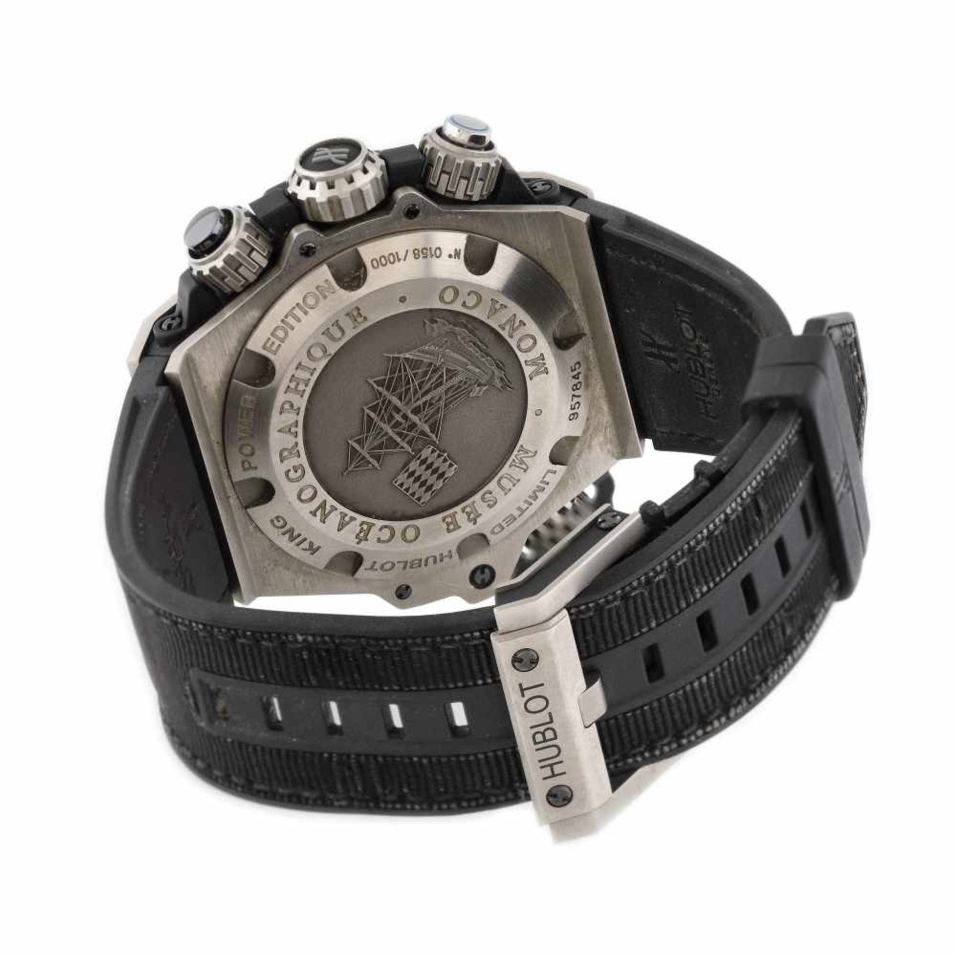 Hublot King Power Oceanographic wristwatch, titanium, men, limited edition 153/1000, provenance docu - Bild 3 aus 6