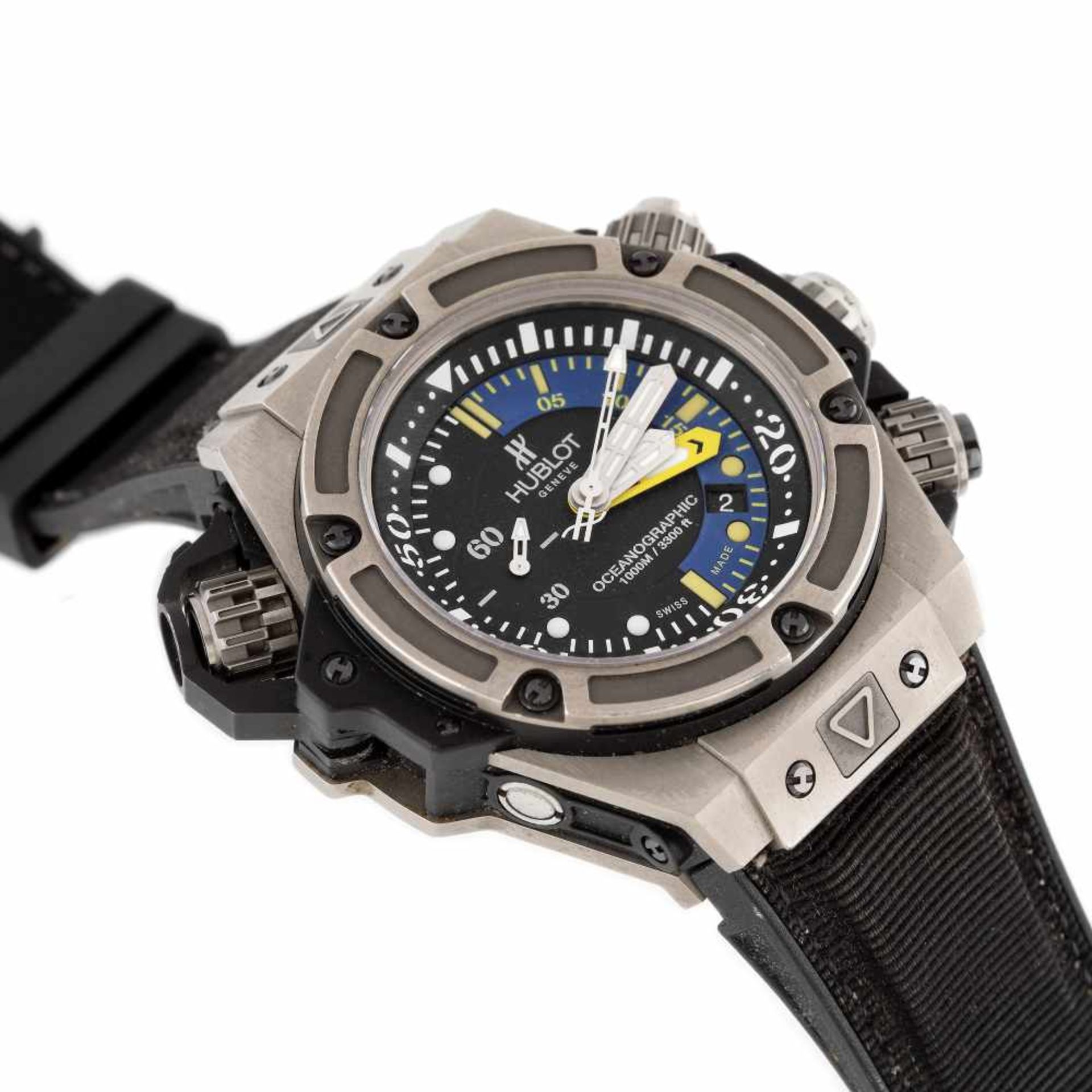 Hublot King Power Oceanographic wristwatch, titanium, men, limited edition 153/1000, provenance docu - Bild 6 aus 6