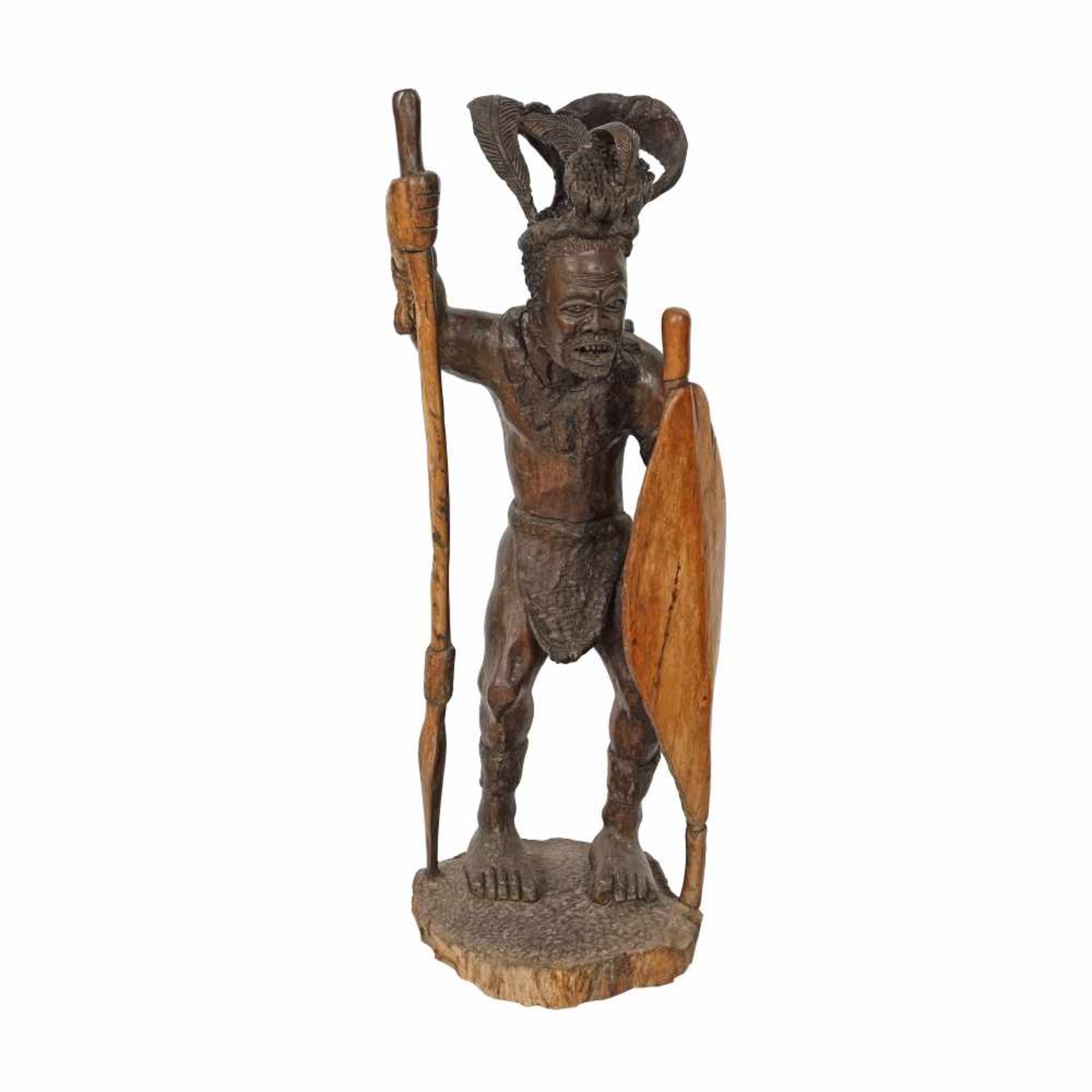 Decorative statuette depicting an aboriginal, middle 20th century