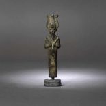 Egyptian bronze statuette, representing Osiris (god of life, afterlife and resurrection), probably t