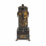 Coffee maker decorated with floral motifs, possibly France, early 20th century