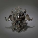 Mascheron - bronze ornament for the gate, probably France, 19th century