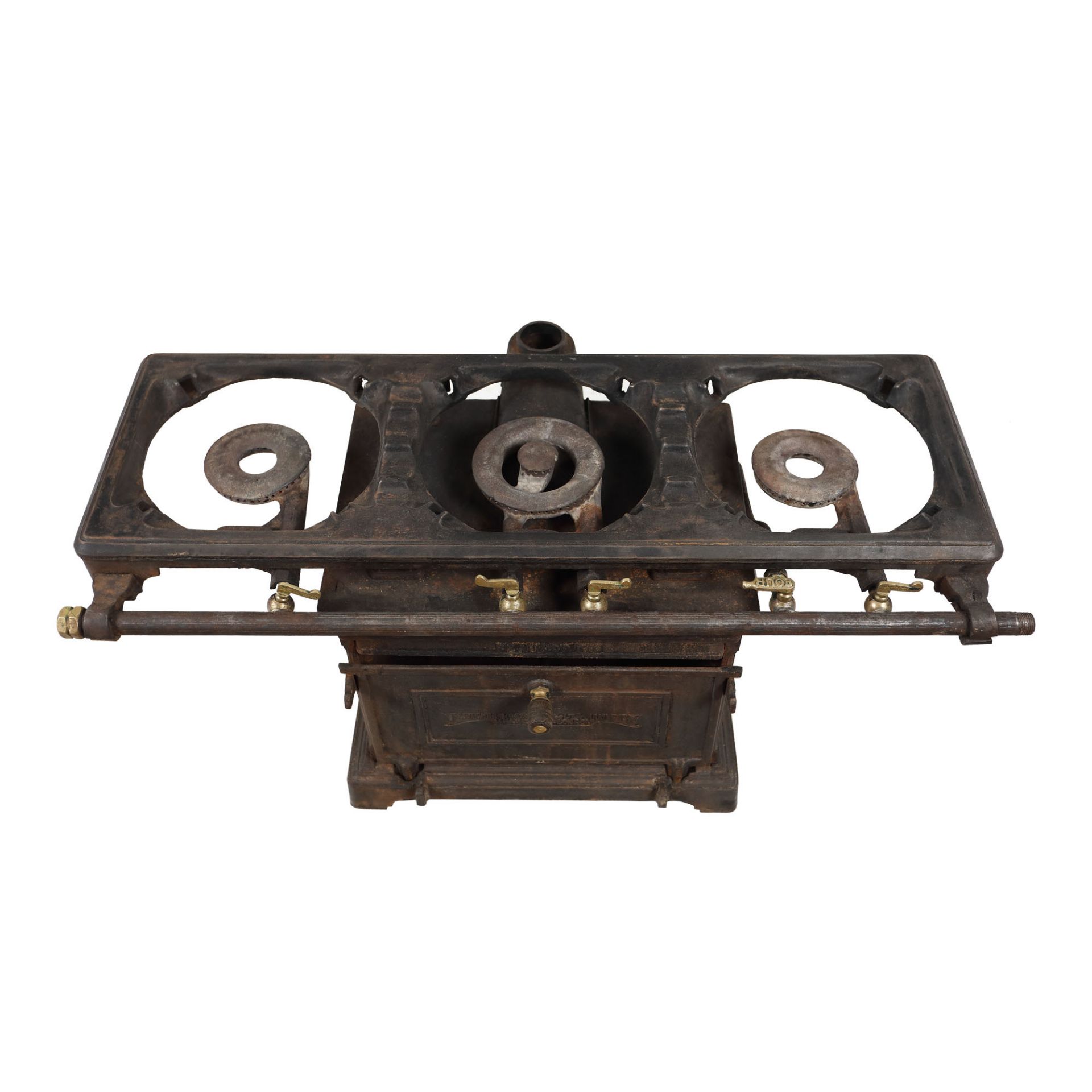 Bronze stove, Fletcher brand, Russel & Co. Ltd., early 20th century - Image 2 of 5