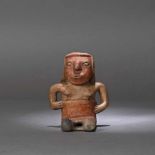 Ceramic statuette, depicting a female figure, Narino culture, Columbia, approx. 1,750 years old, 3rd