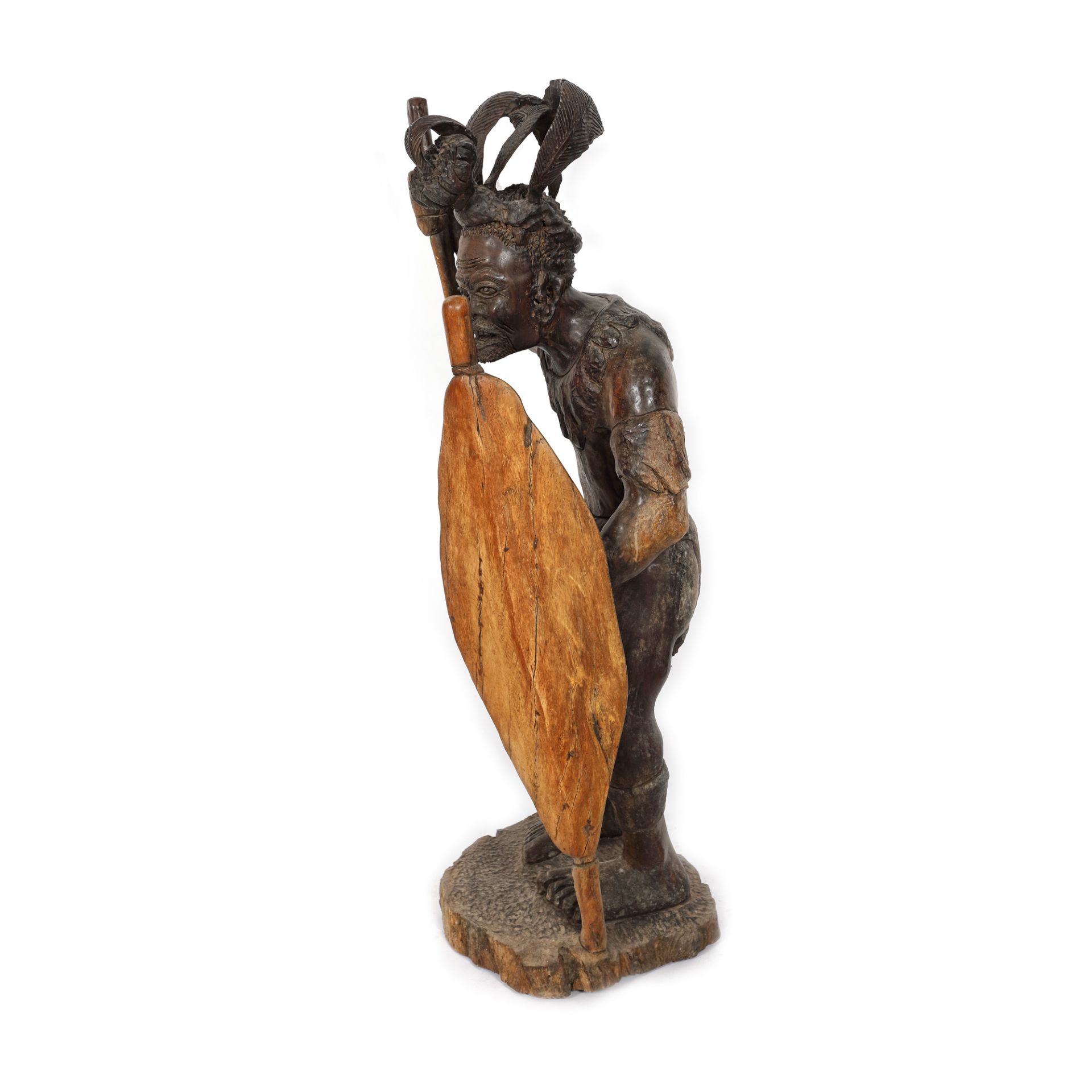 Decorative statuette depicting an aboriginal, middle 20th century - Image 2 of 3