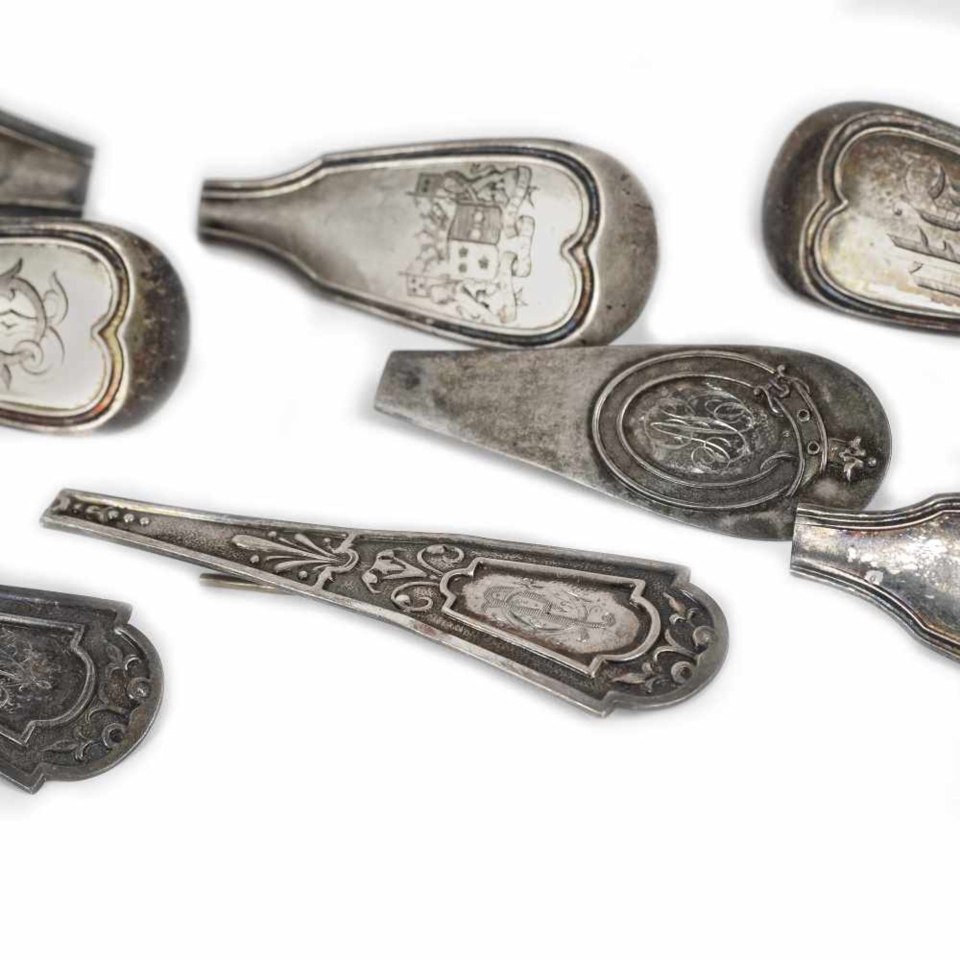 Cutlery models, silver, possibly France, 19th century - Bild 2 aus 2