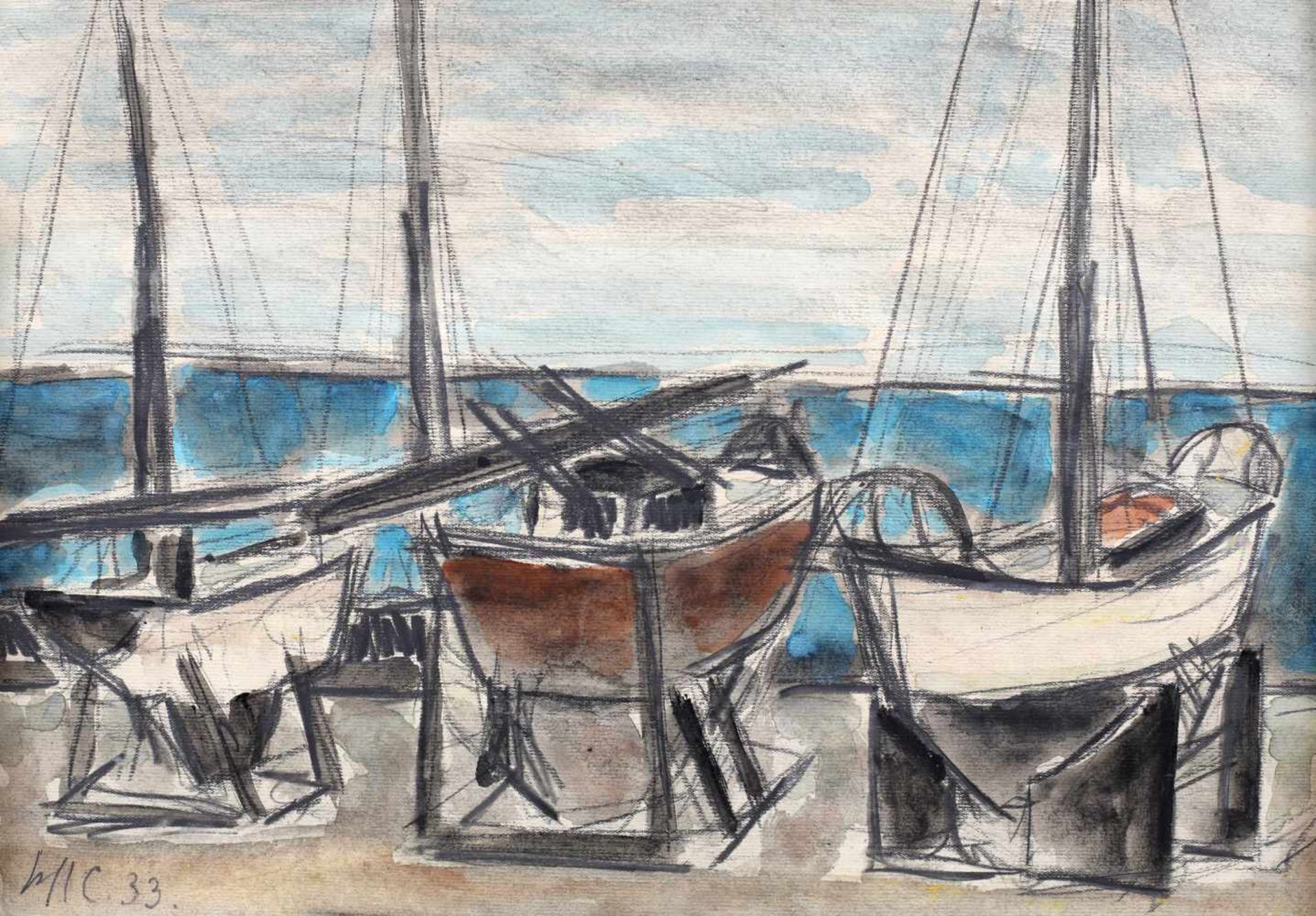 Henri H. Catargi, Boats in the Port