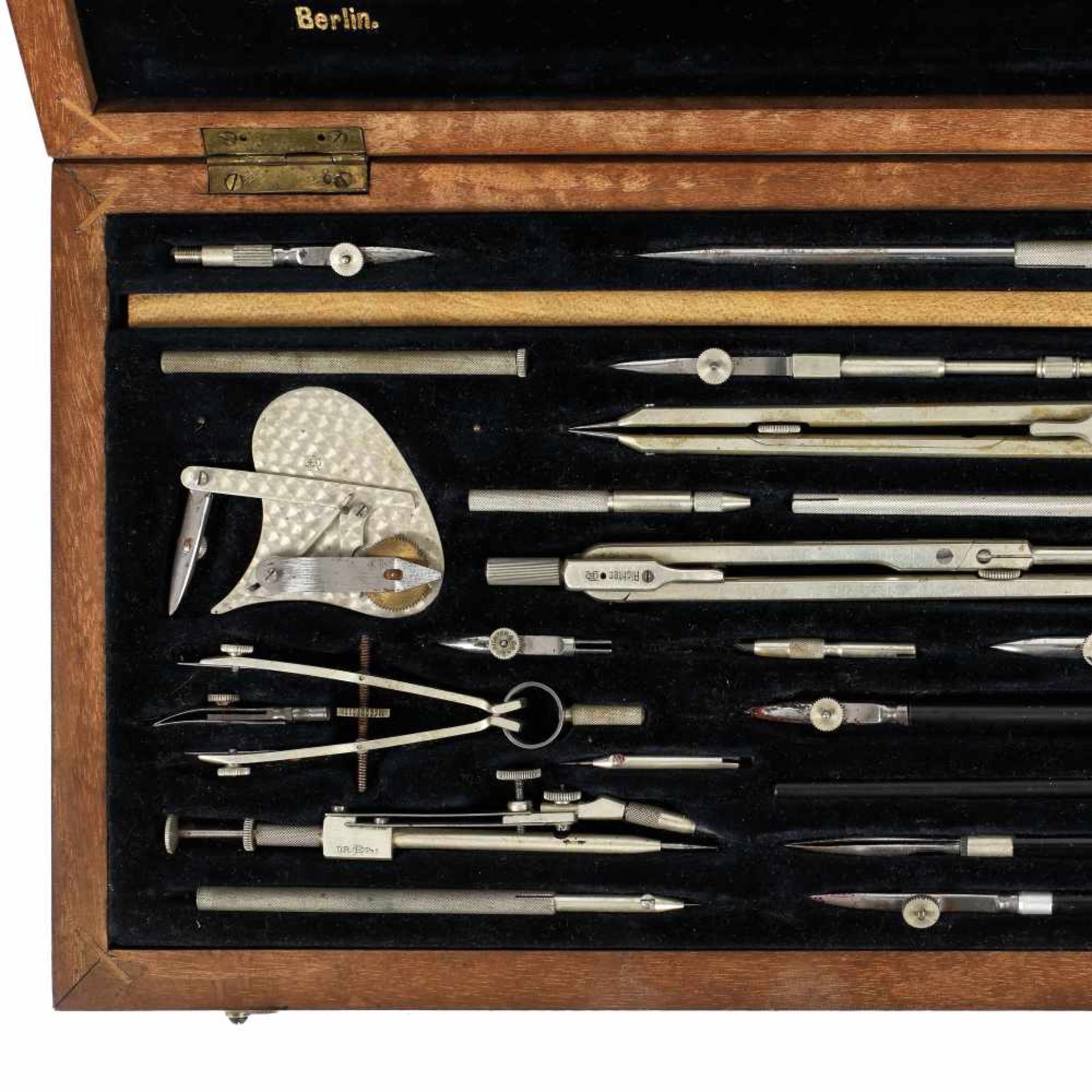 Technical drawing kit, Richter & Co., Berlin, late 20th century, belonged to the painter Nuni Dona - Bild 3 aus 4