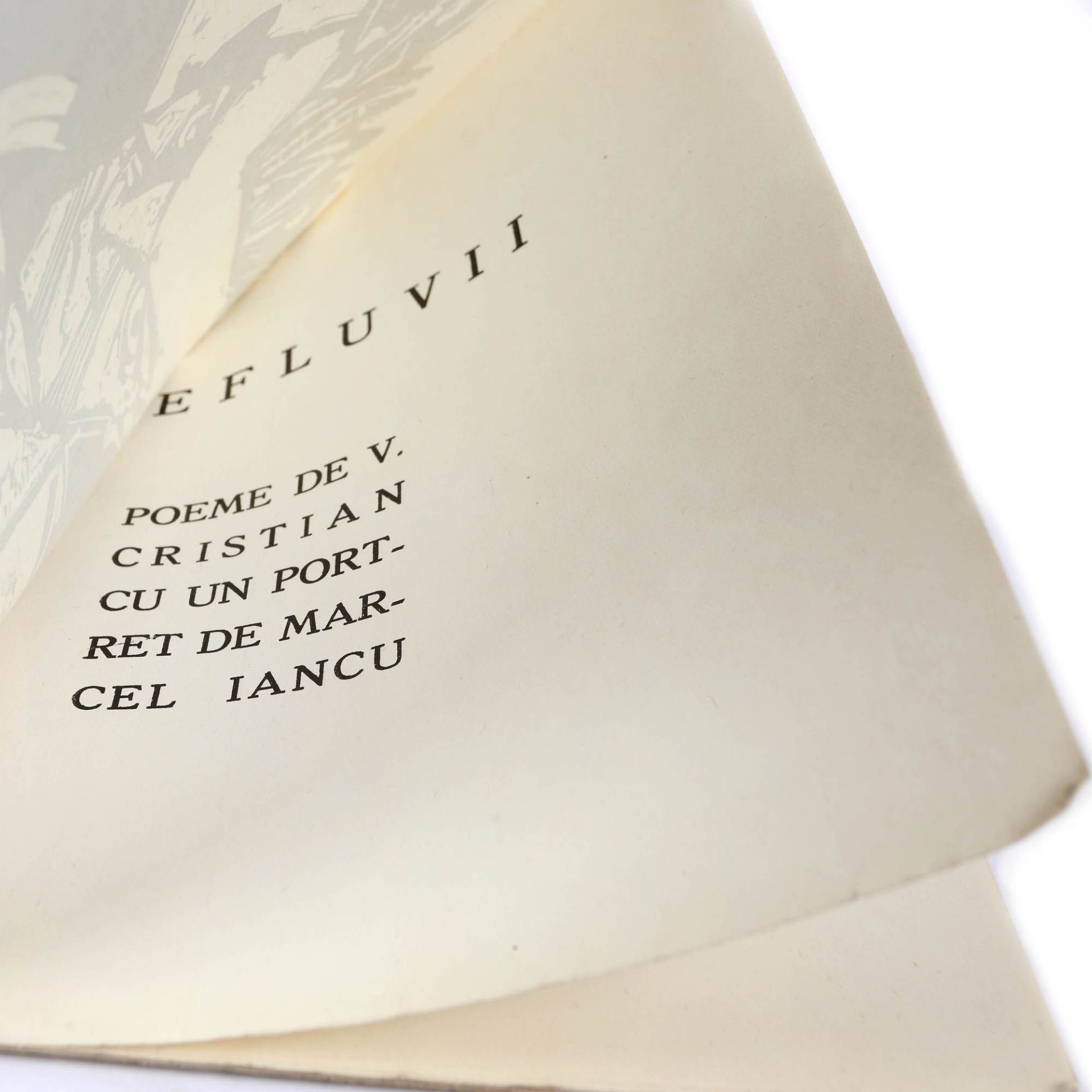 "Efluvii" ("Effluvia"), by V. Cristian, Bucharest, with a drawing by Marcel Iancu and the author's d - Bild 3 aus 4