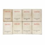 The complete series of the architectural magazine "Simetria", numbers I-VIII, Bucharest, 1939-1947