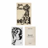 "Bust", by Dan Faur, Bucharest, 1930, with a portrait and cover by Jules (S.) Perahim, rare, collect
