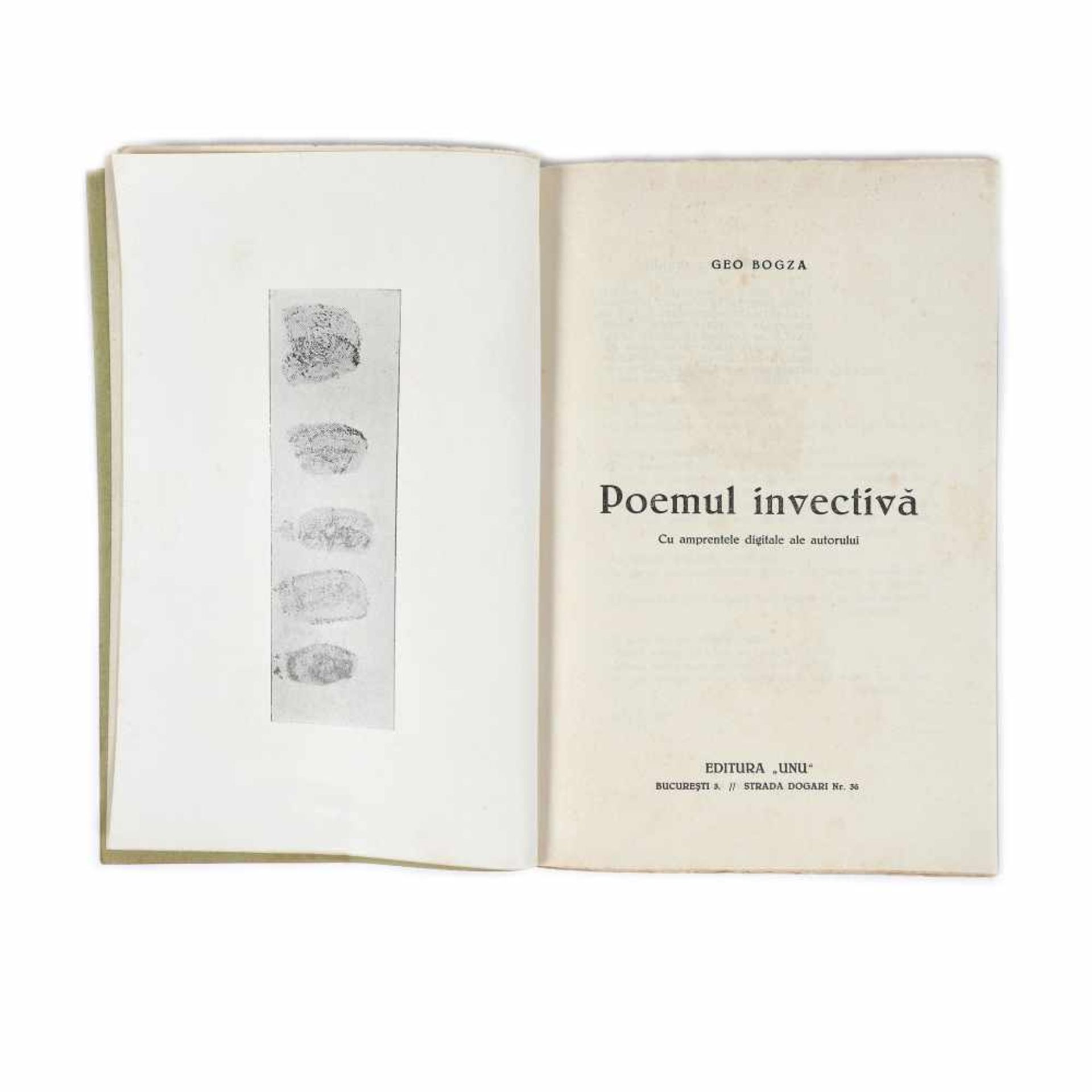"Poemul invectivă" ("The Poem Invective"), by Geo Bogza, Bucharest, 1933 - Bild 2 aus 4