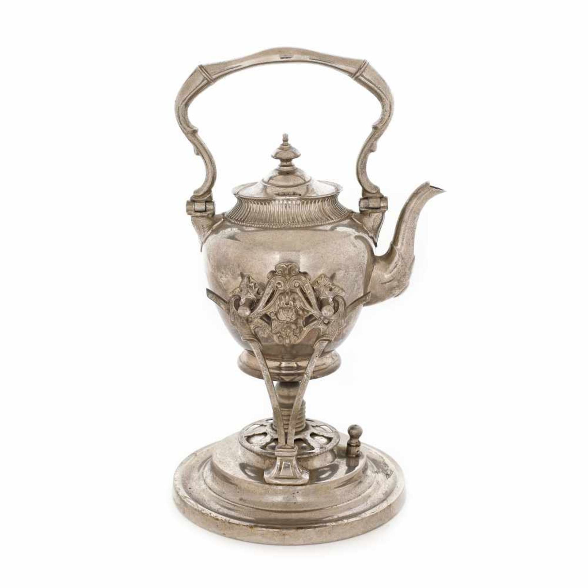 Samovar decorated with plant motifs - Bild 2 aus 3