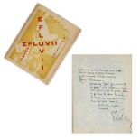 "Efluvii" ("Effluvia"), by V. Cristian, Bucharest, with a drawing by Marcel Iancu and the author's d