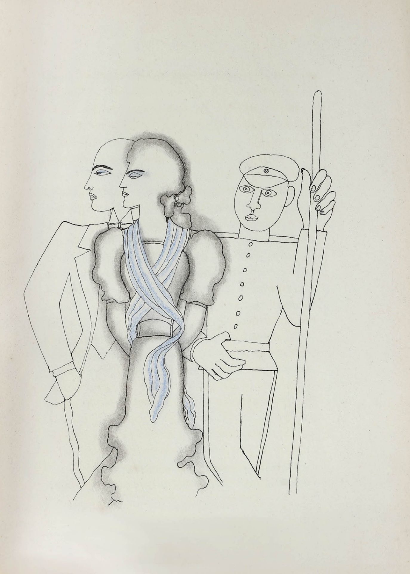 "Le grand ecart", by Jean Cocteau, French, Paris, 1923, with 22 drawings made by the author - Bild 5 aus 11