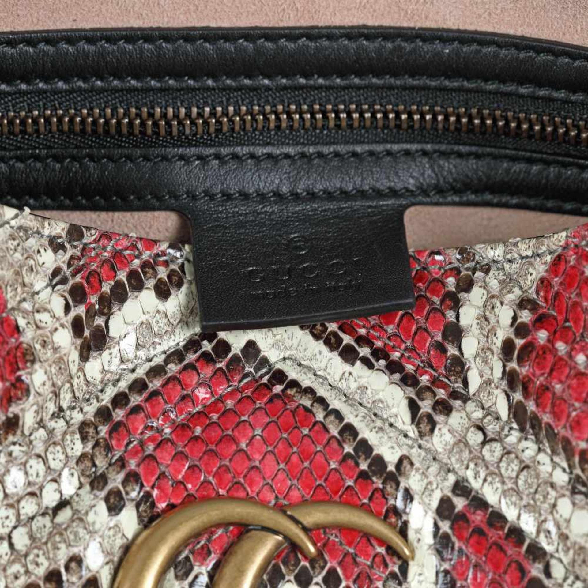 "Marmont Tote" - Gucci bag, python leather, for women, accompanied by the original cover - Bild 8 aus 8