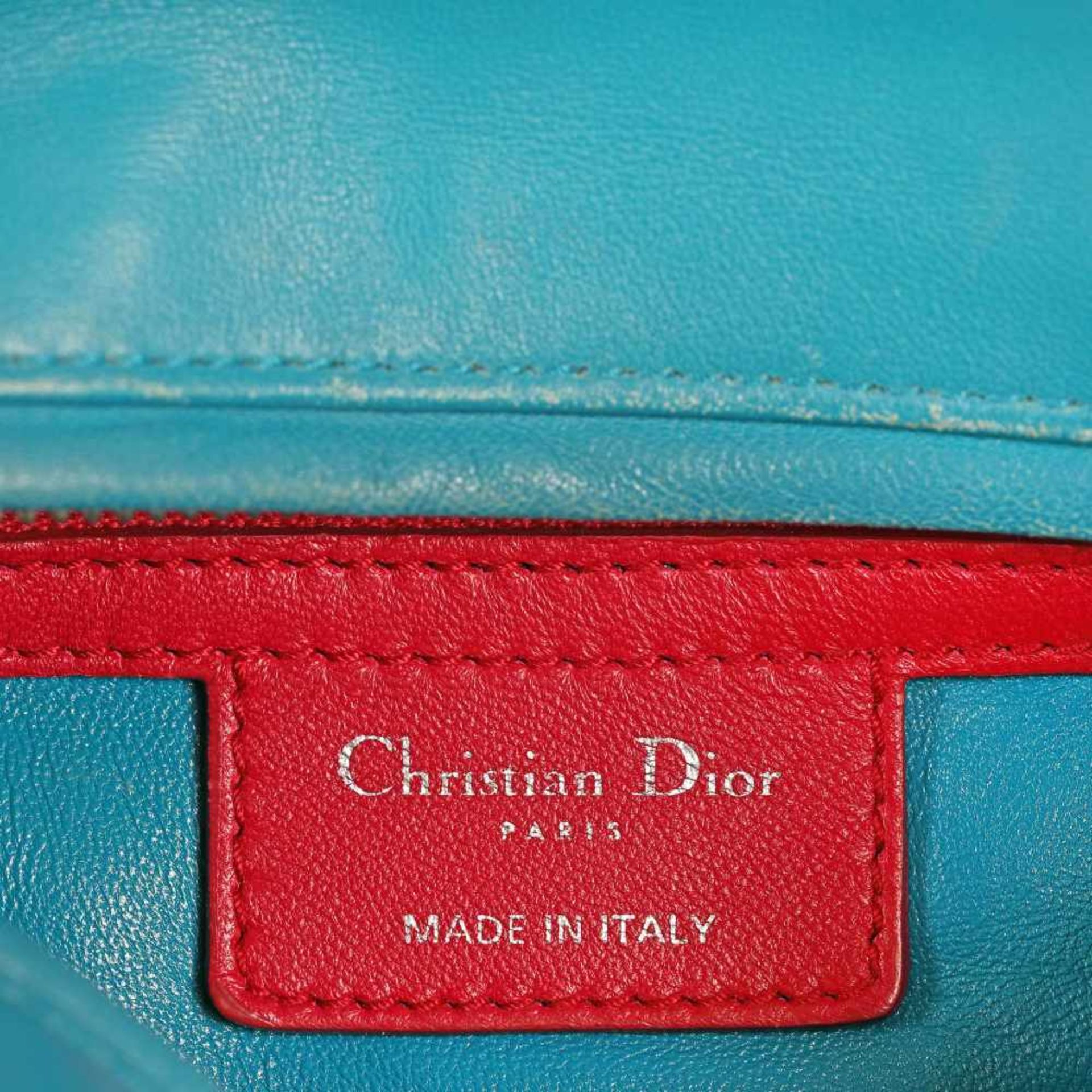 "Lady Dior" - Dior bag, leather, three colours - Image 5 of 6