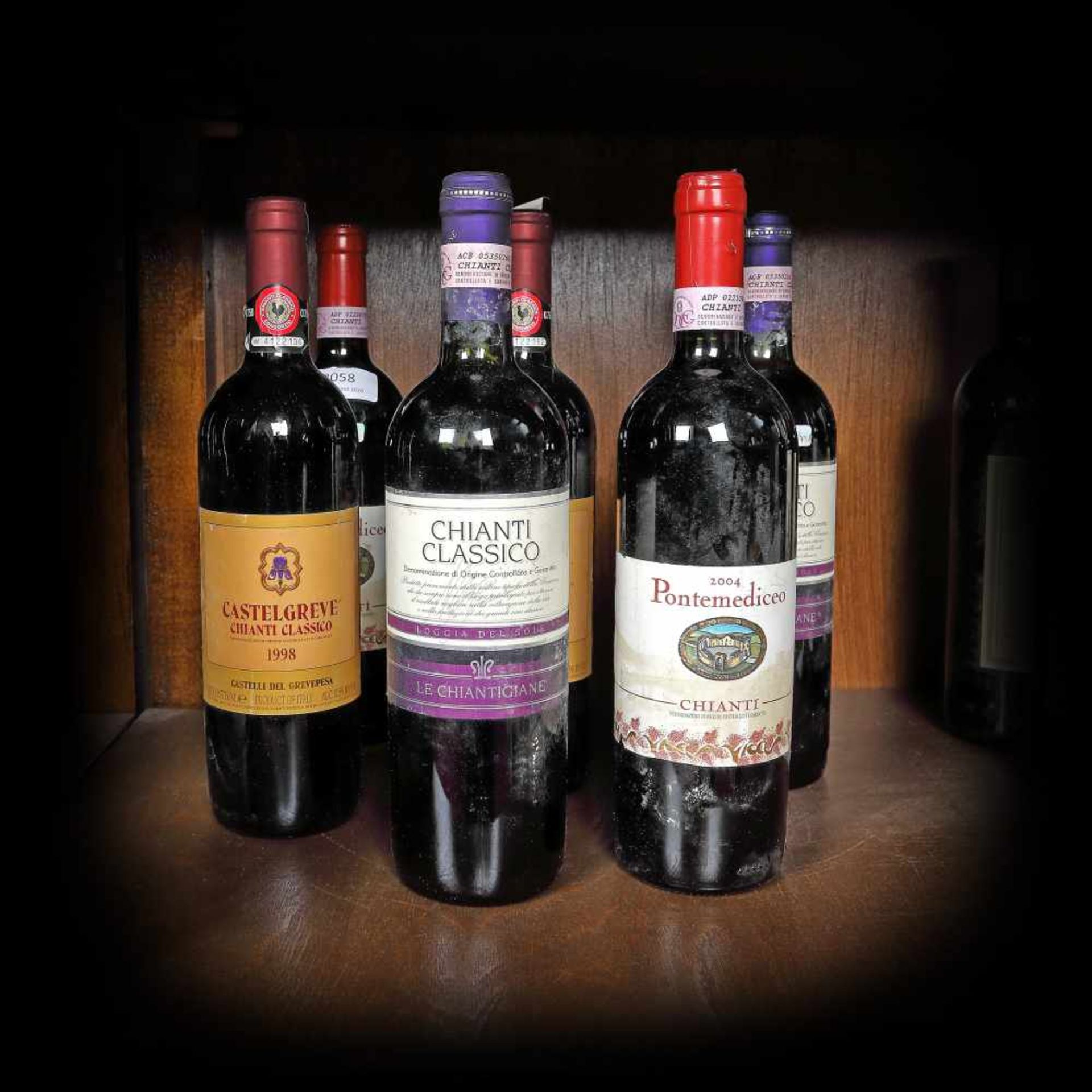 Chianti Classico, Italian wine collection, 1998/2001/2004, 7b x 0.75l