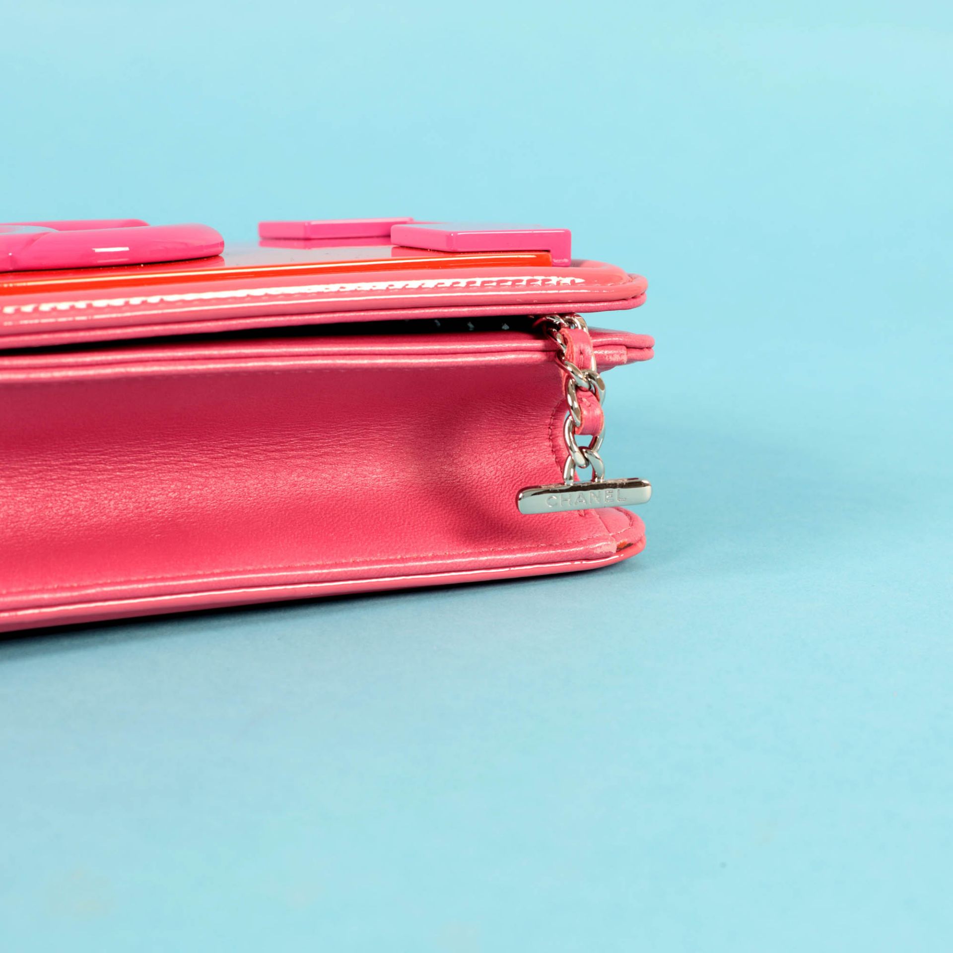 "Lego Hot Pink Brick Ombre" - Chanel bag, accompanied by authenticity card and original box - Bild 6 aus 6