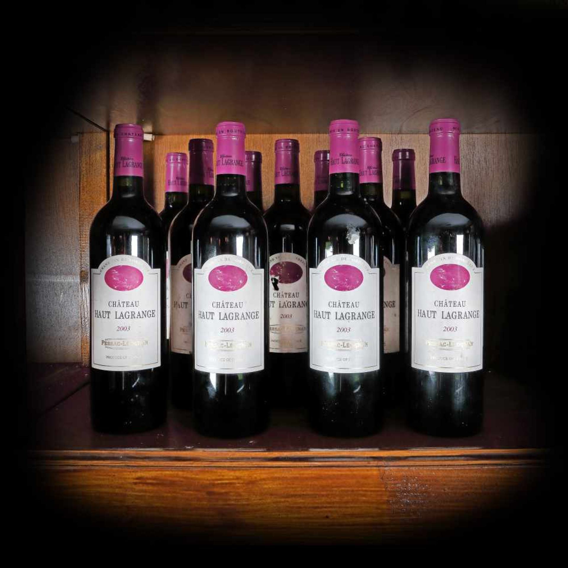 Grand Vin de Bordeaux wine lot, Pessac Leognan, 2003, 12b x 0.75l