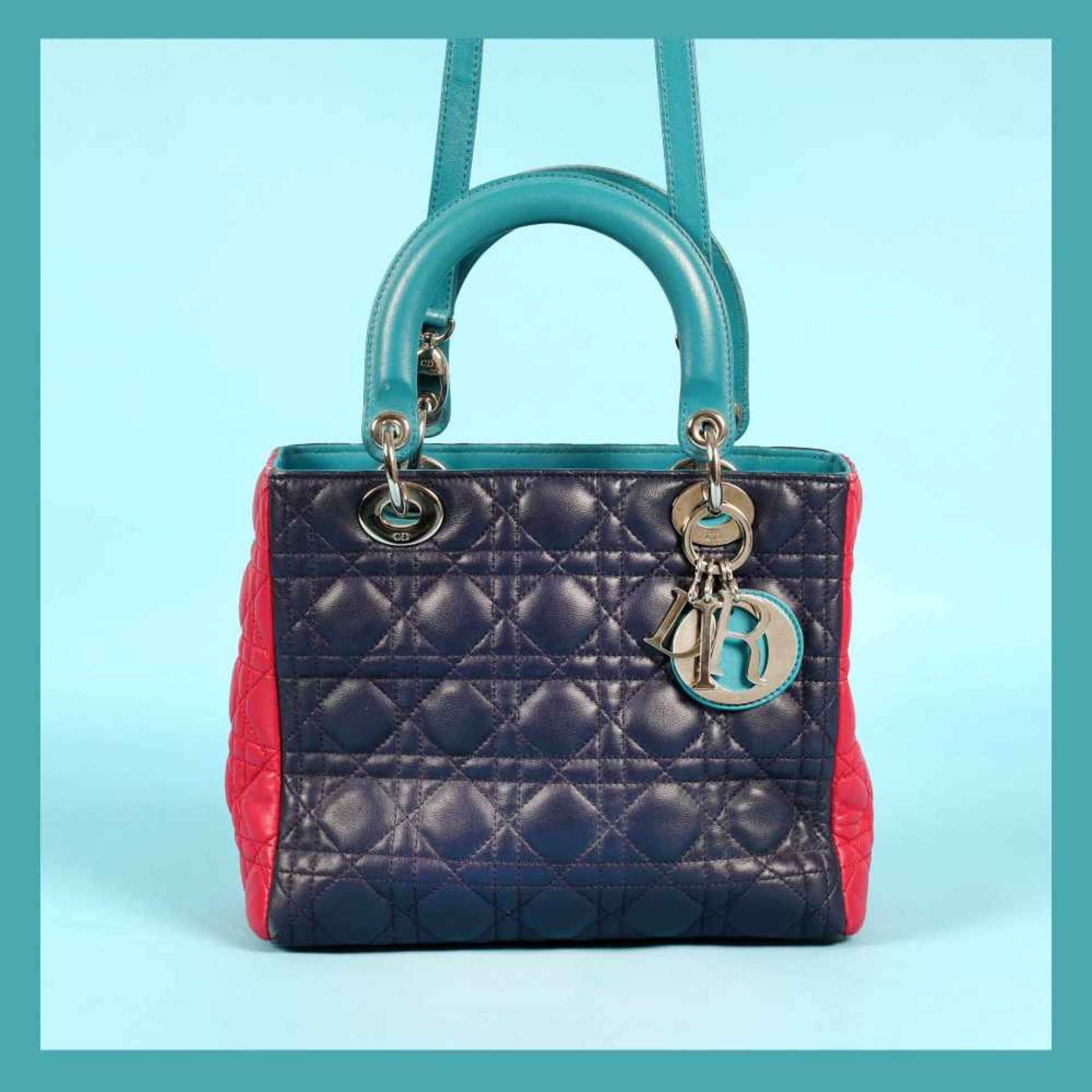 "Lady Dior" - Dior bag, leather, three colours