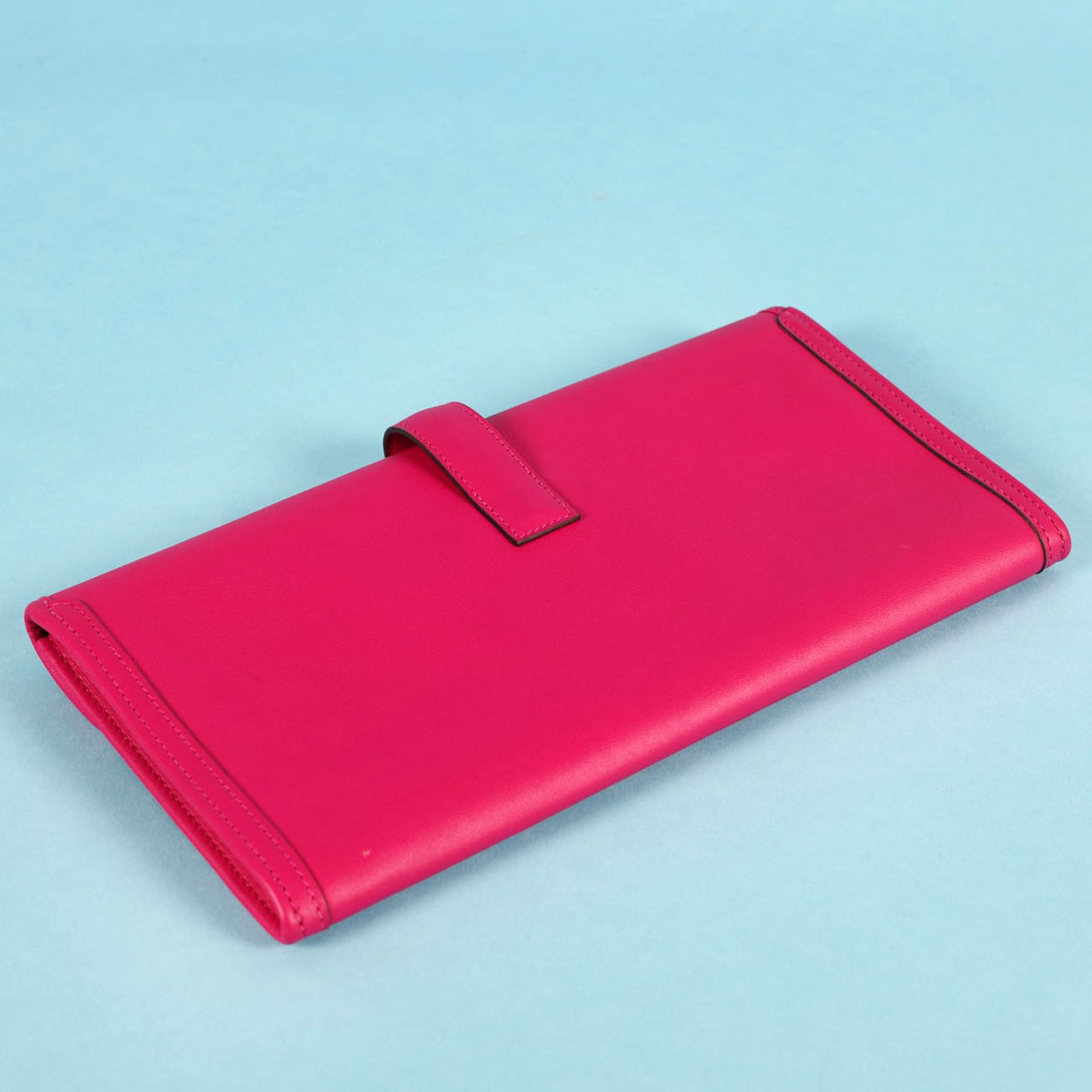 "Jigé elan 29" - Hermès clutch, Swift leather, colour Rose Pourpre, for women, accompanied by the - Bild 2 aus 4