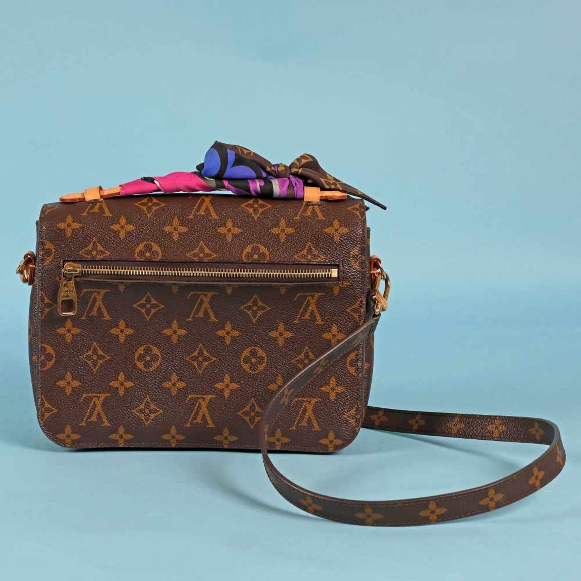 "Pochette Métis" - Louis Vuitton bag, leather, brown, decorated with "monogram pattern", accompanie - Bild 2 aus 10