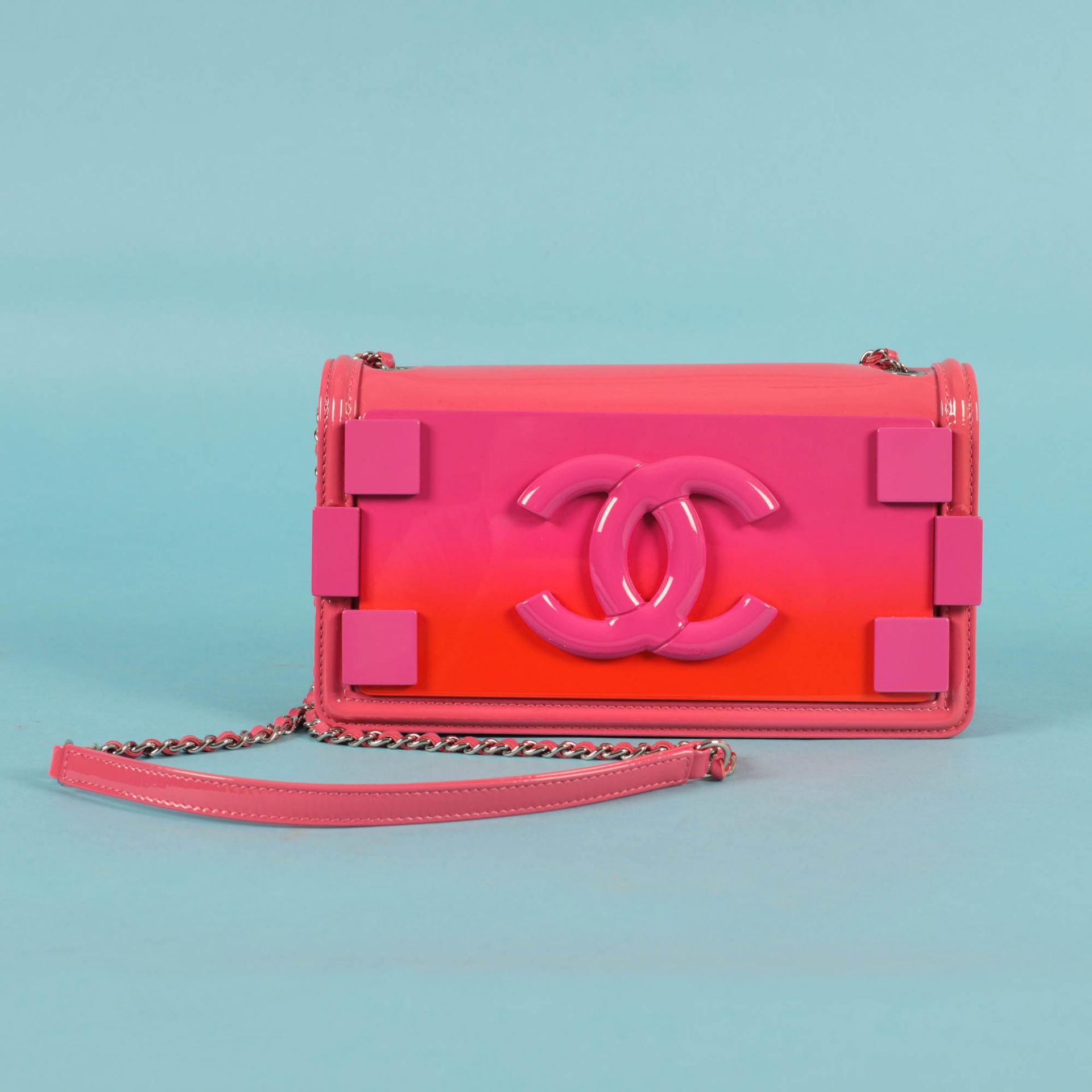 "Lego Hot Pink Brick Ombre" - Chanel bag, accompanied by authenticity card and original box - Bild 2 aus 6