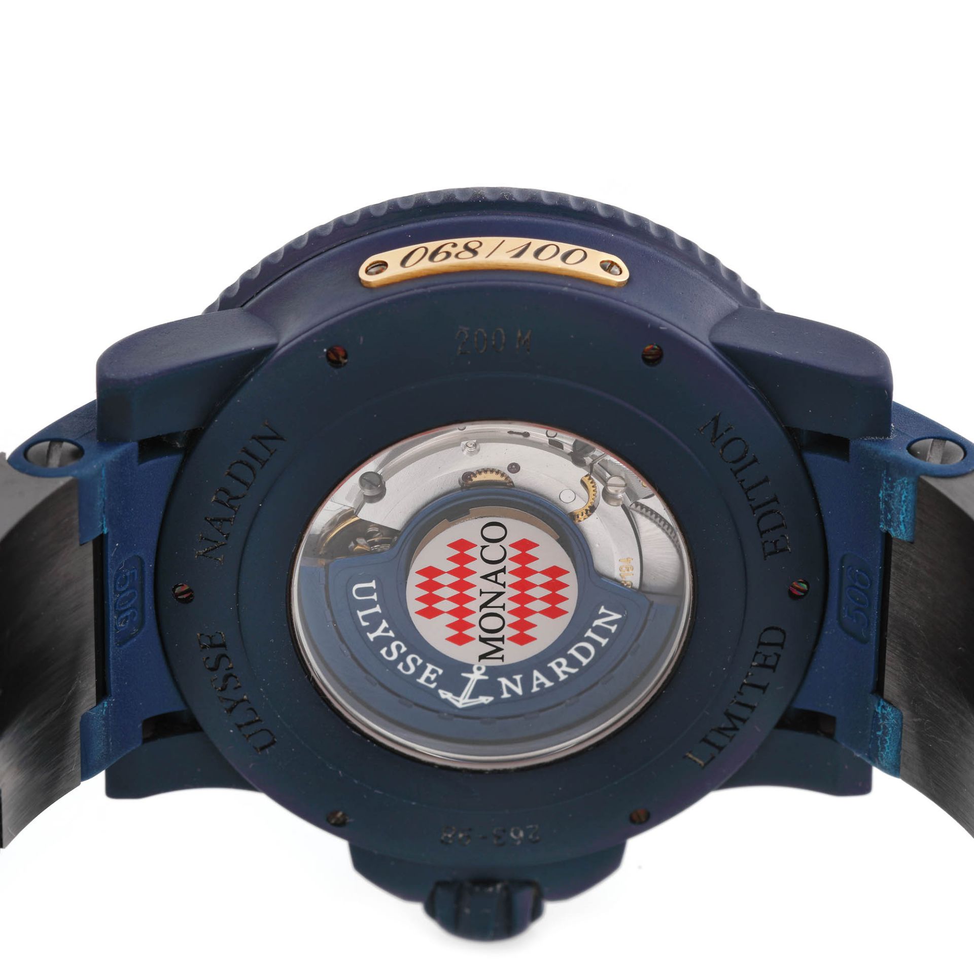 Ulysse Nardin Marine Diver Monaco wristwatch, men, limited edition 68/100Ulysse Nardin Marine D - Image 5 of 5