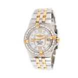 Breitling Starliner wristwatch, bezel decorated with diamonds, womenBreitling Starliner wristwa