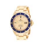 Rolex Oyster Perpetual Submariner Date wristwatch, gold, decorated with sapphires and diamonds, uni