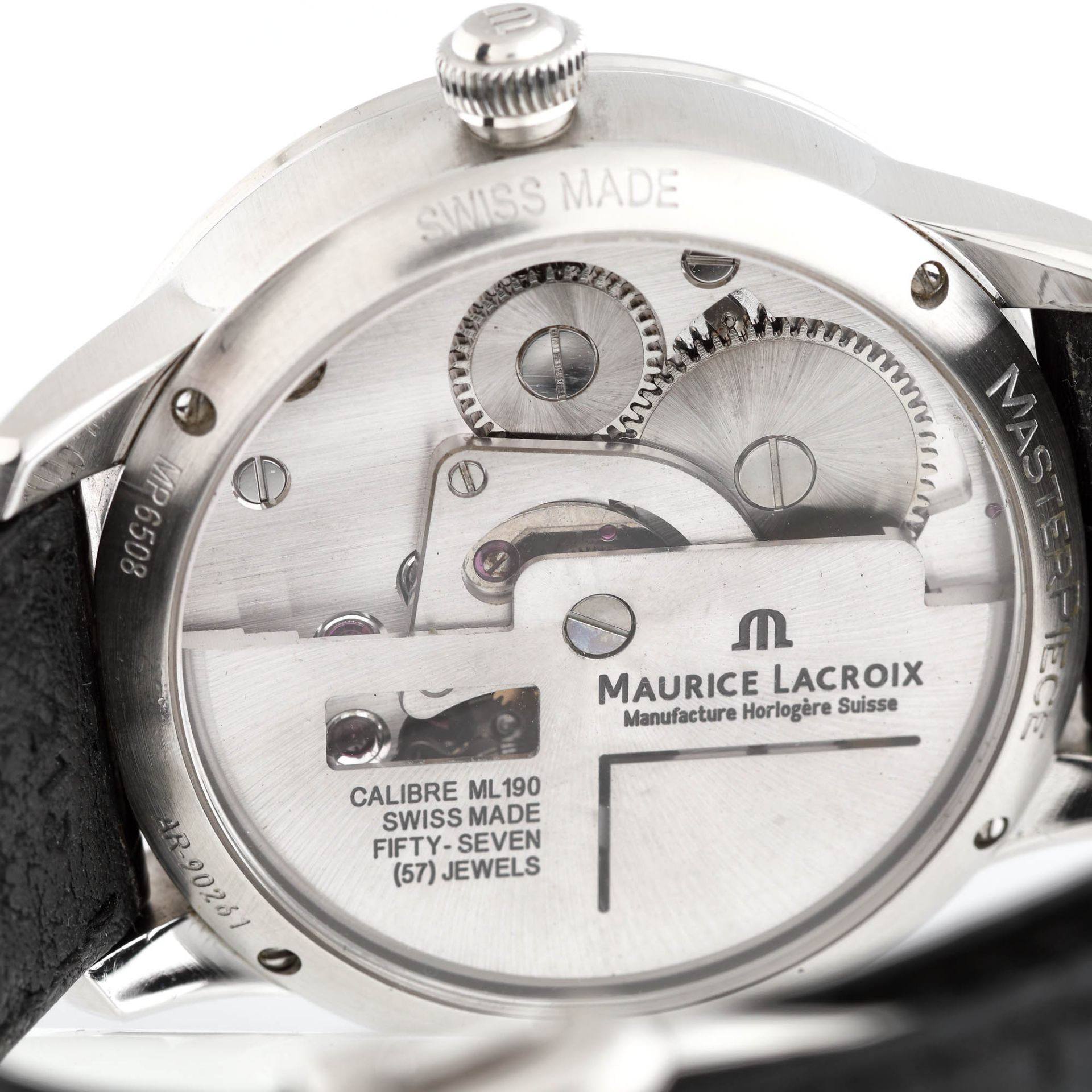 Maurice Lacroix Masterpiece wristwatch, men, provenance documentsMaurice Lacroix Masterpiece wr - Image 2 of 3