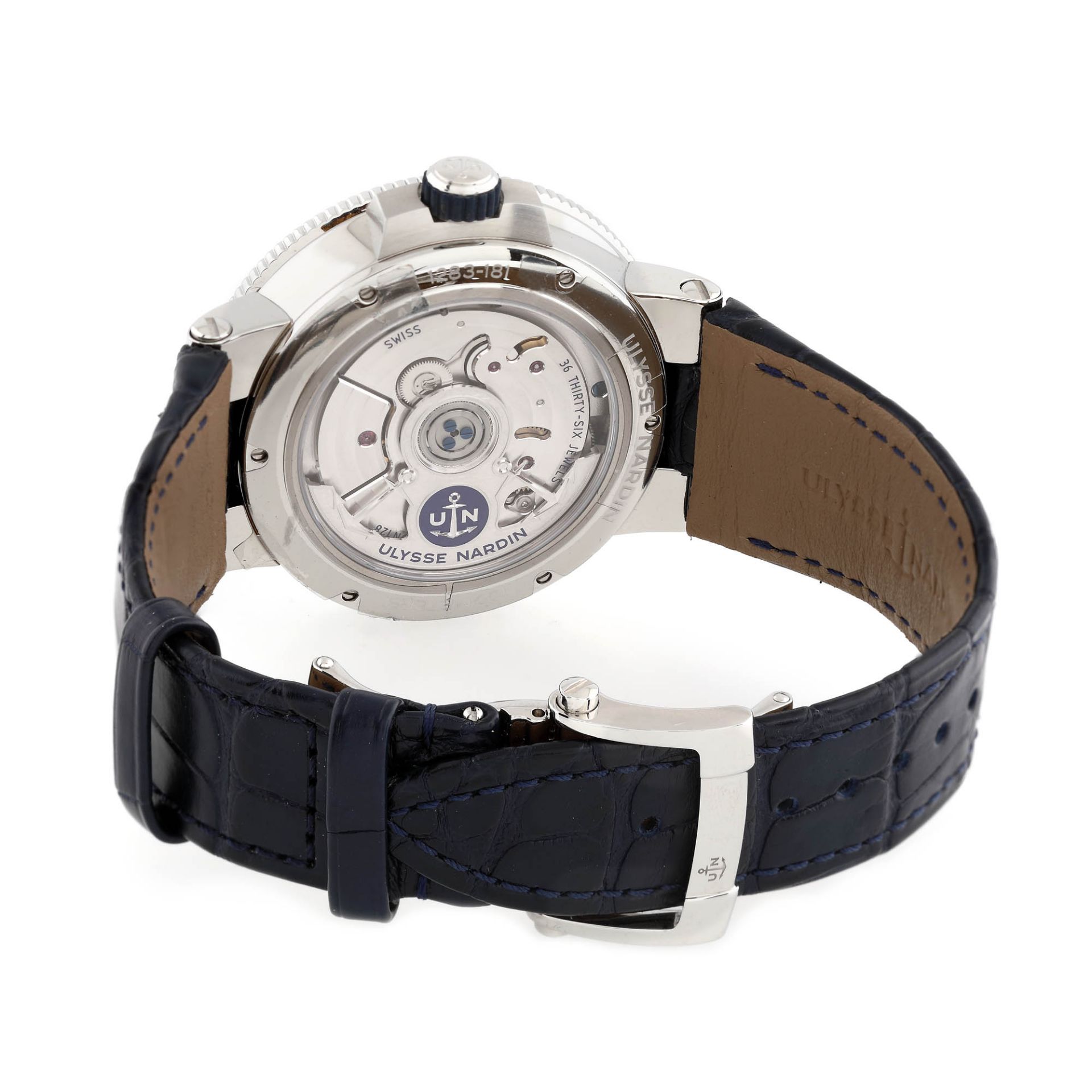 Ulysse Nardin Marine Tourbillon wristwatch, new, men, instruction manual, guarantee card and origin - Image 4 of 5