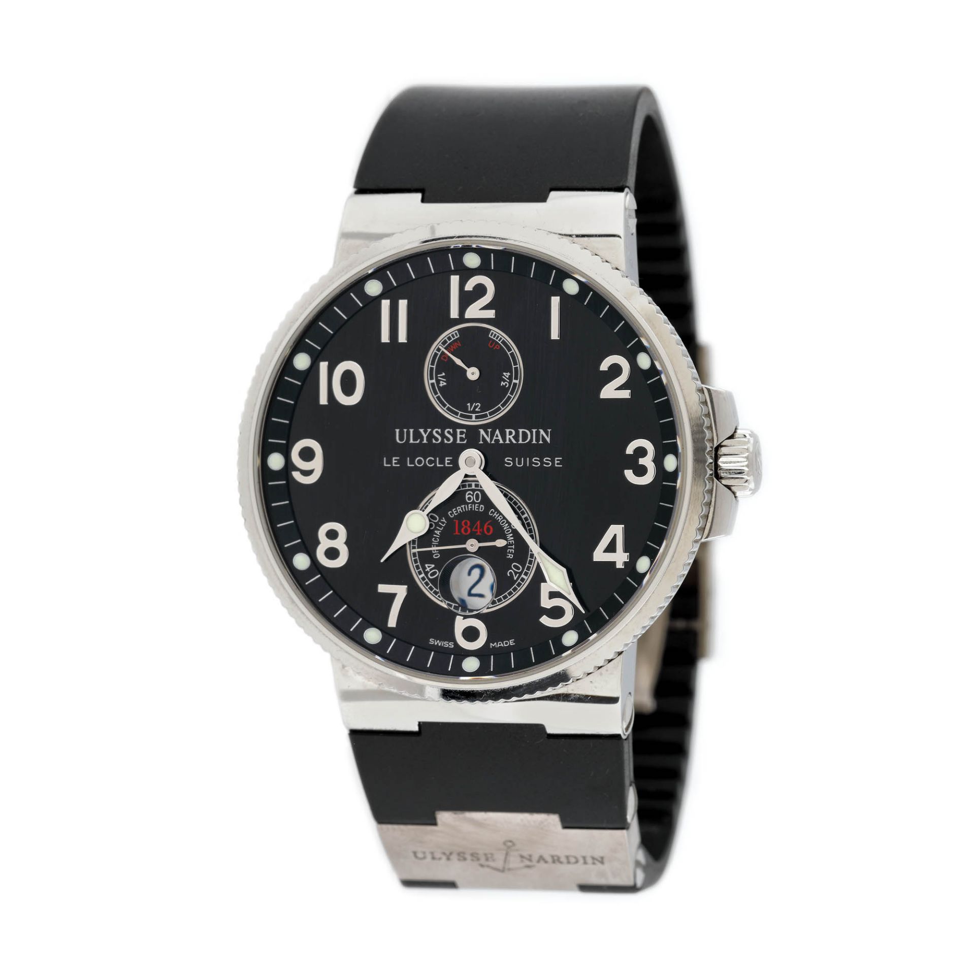 Ulysse Nardin Maxi Marine Chronometer wristwatch, menUlysse Nardin Maxi Marine Chronometer wris