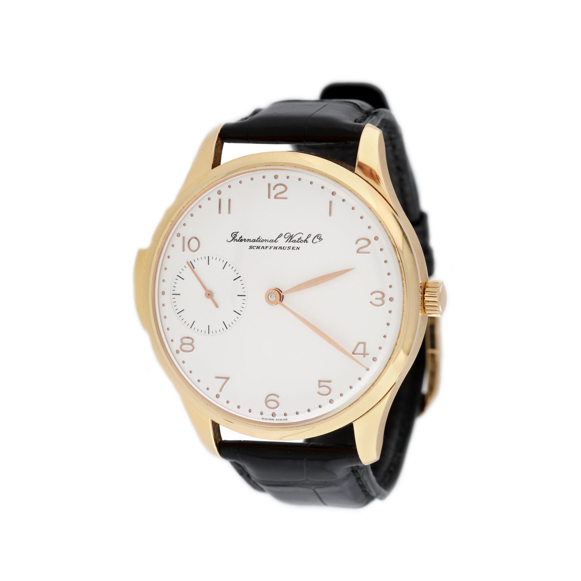 IWC Portuguese Minute Repeater wristwatch, gold, men, limited edition 246/250, provenance documents