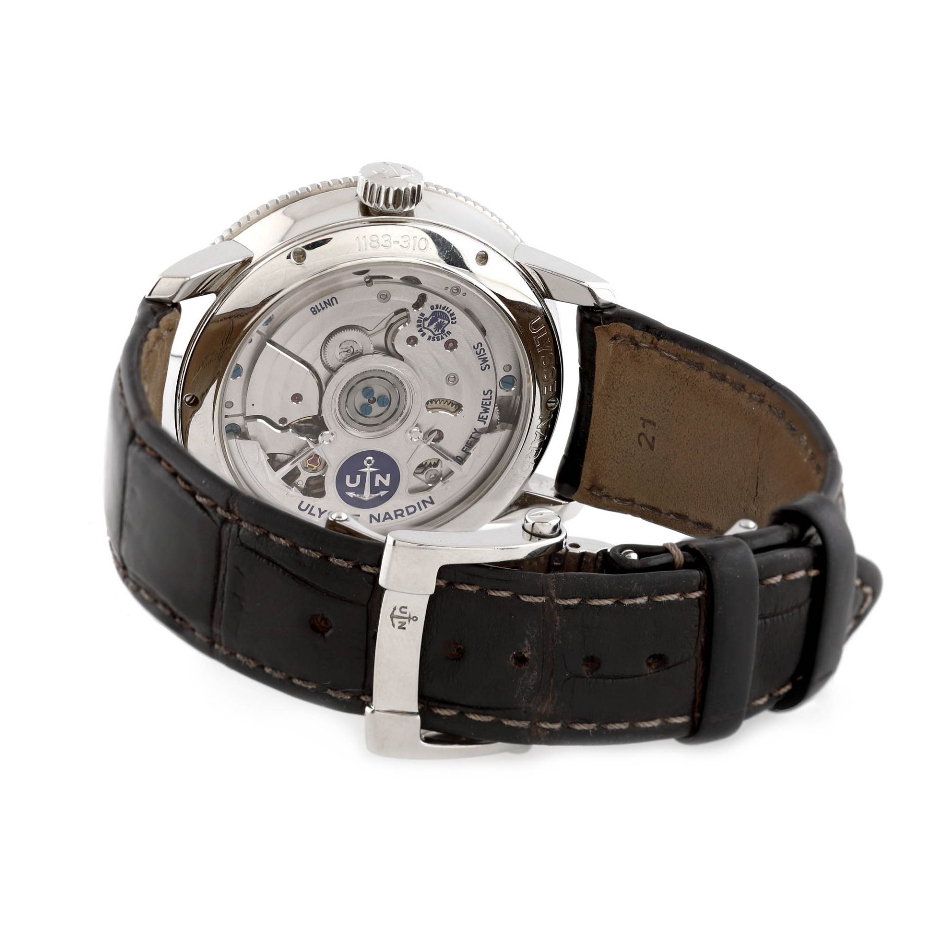 Ulysse Nardin Marine Torpilleur Military wristwatch, menUlysse Nardin Marine Torpilleur Militar - Image 2 of 3