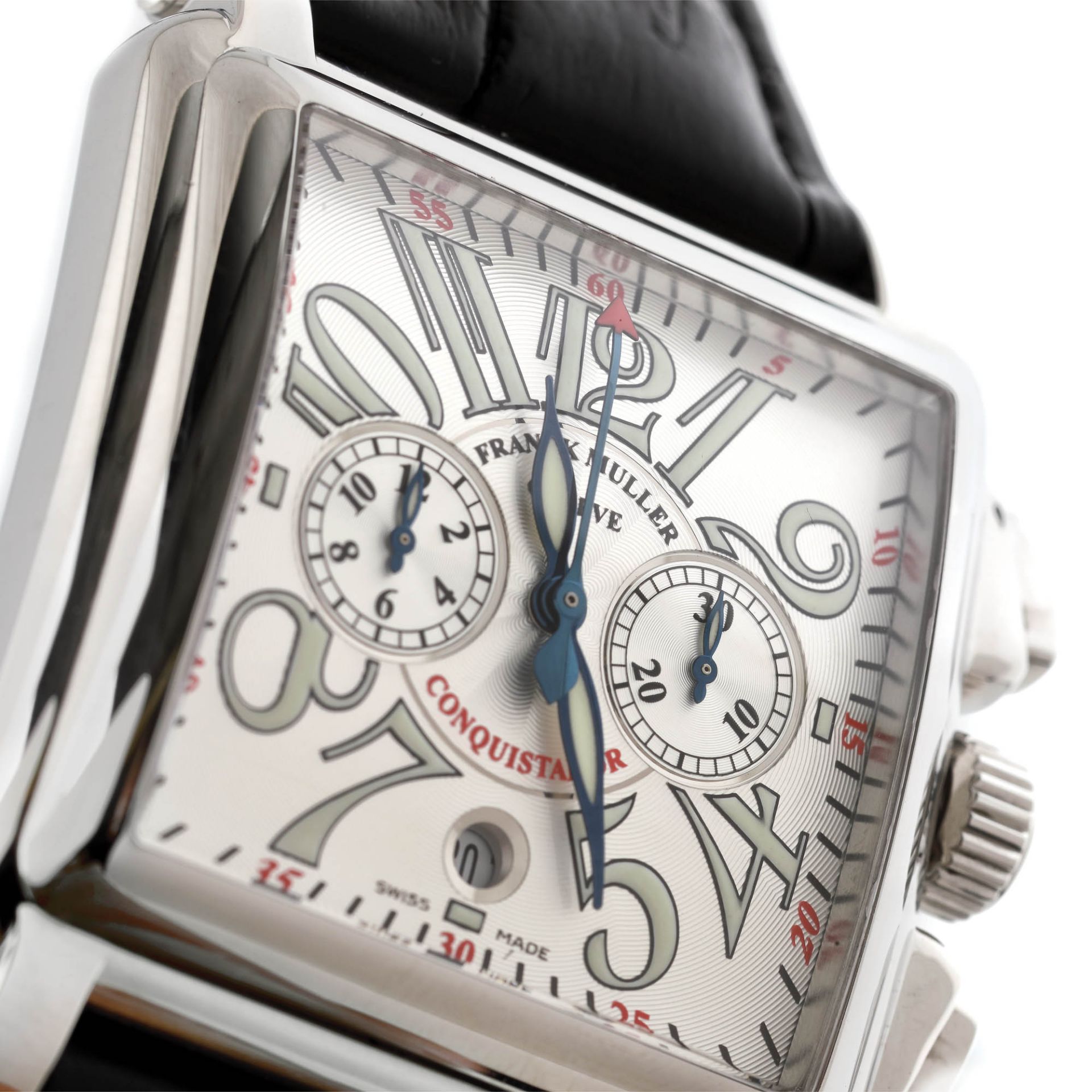 Franck Muller Conquistador Cortez Chronograph wristwatch, men, accompanied by certificate of authen - Image 2 of 4