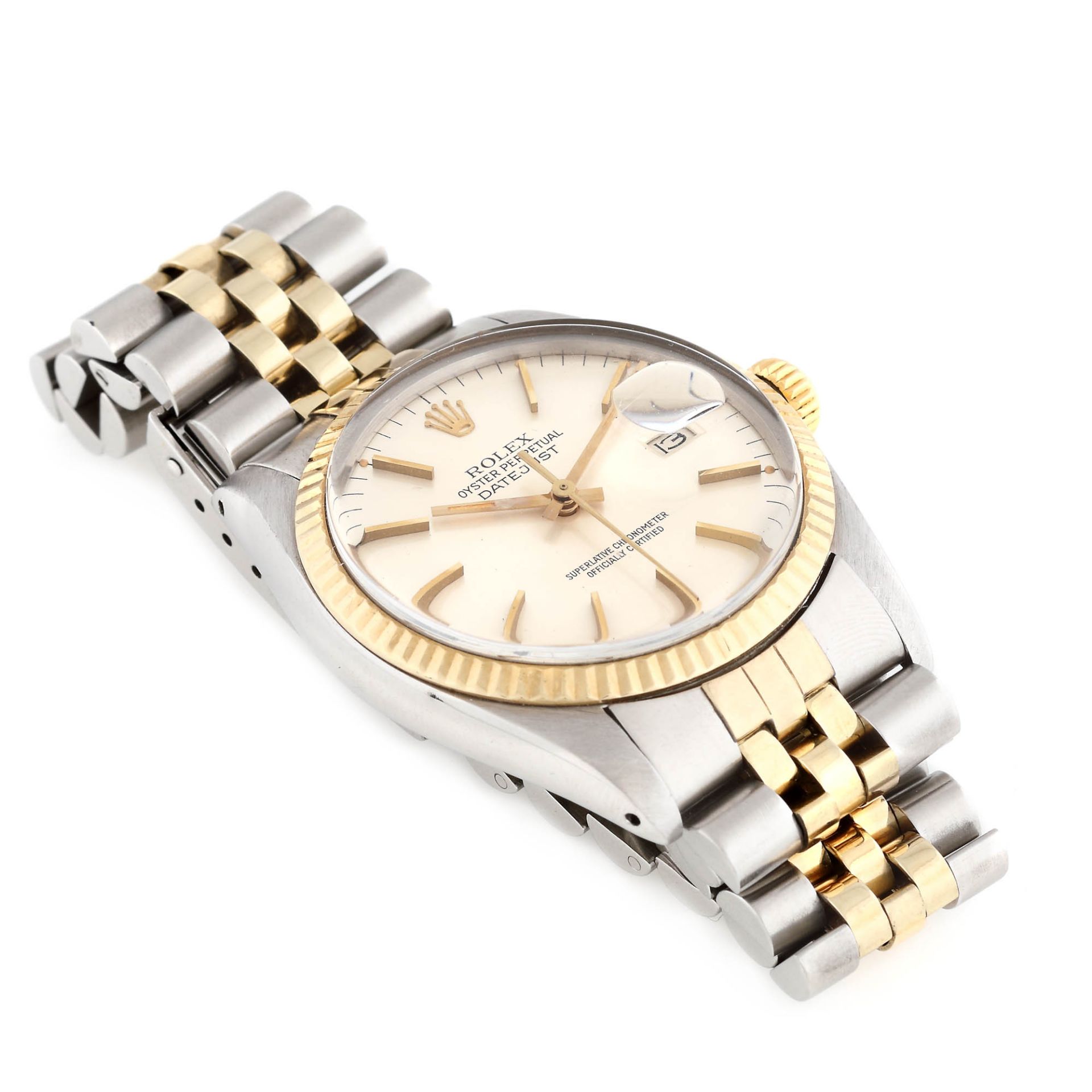 Rolex DateJust wristwatch, men, steel and goldRolex DateJust wristwatch, men, steel and gold, r - Image 2 of 3