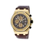 Audemars Piguet Royal Oak Offshore wristwatch, Arnold Schwarzenegger limited edition, gold, men