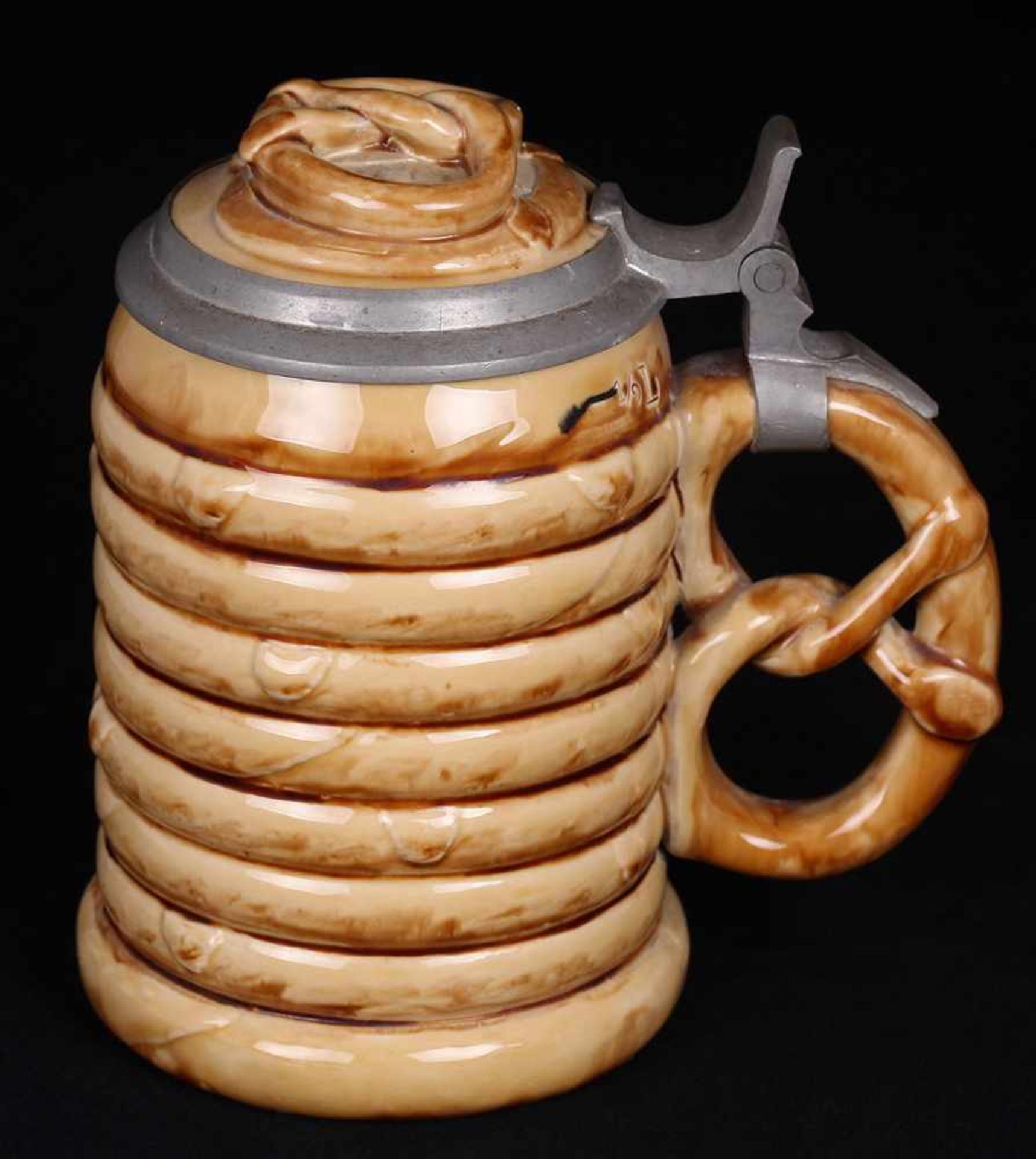 Beer stein &quot;Pretzel&quot;. Germany. VilleroyBoch. 1890. - Bild 3 aus 4