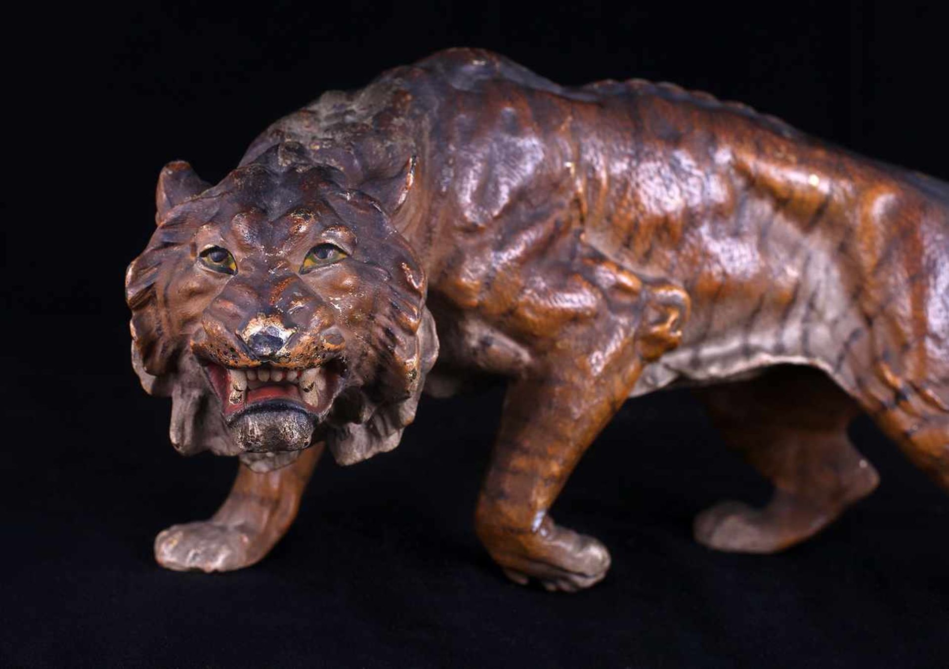 Tiger. Vienna bronze sculpture. - Bild 2 aus 2