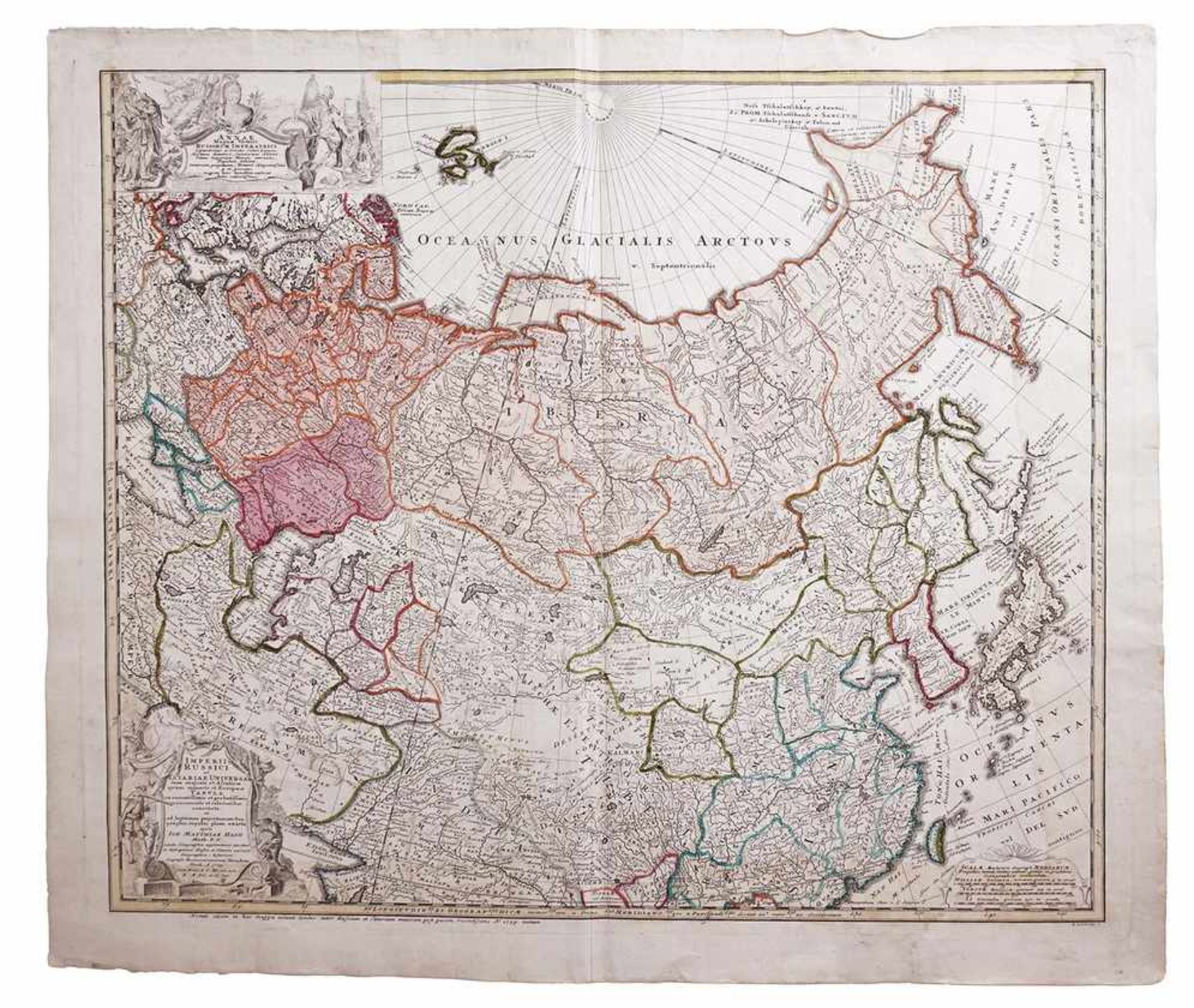 [Map of Russian Empire and Tartary]. Imperii Russici Et Tatariae Universal.
