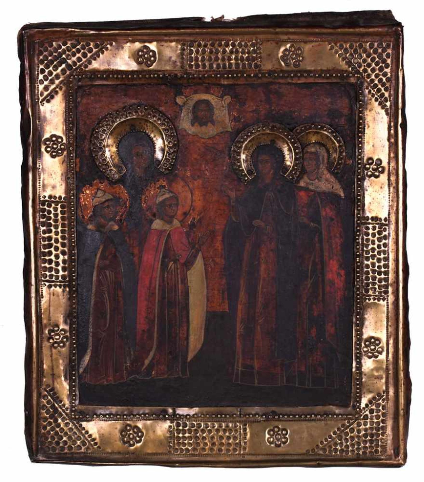 Russian icon &quot;Selected saints&quot;.