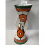 A WEDGWOOD CLARICE CLIFF YO-YO VASE