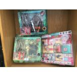 THREE NEW AND BOXED TOY ITEMS TO INCLUDE MY MINI MIXIE PLAY SET, 1 TON TWINS ETC