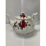 A ROYAL ALBERT 'SWEET ROMANCE' DESIGN TEAPOT